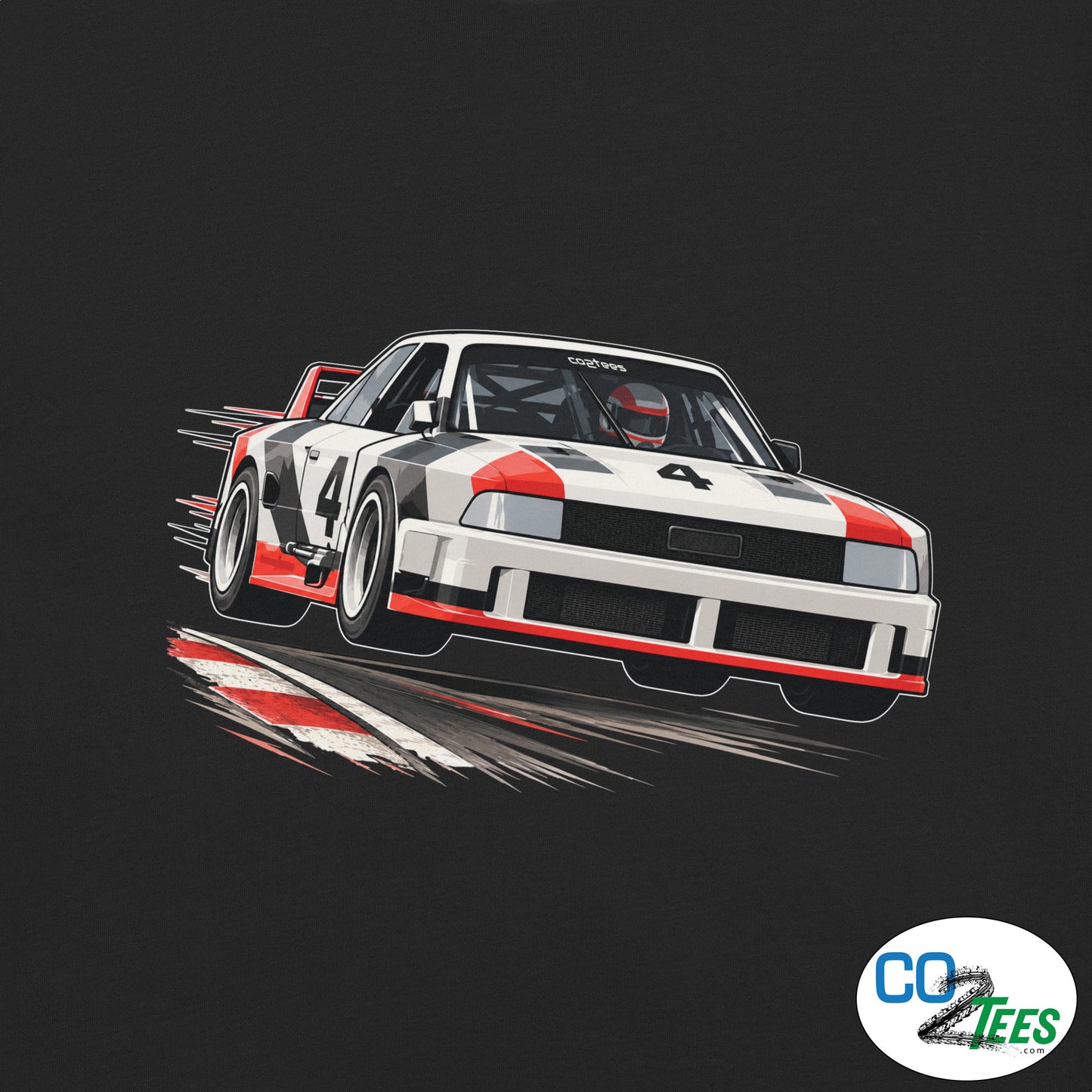 Audi 90 Quattro IMSA GTO Stuck, Haywood T-shirt