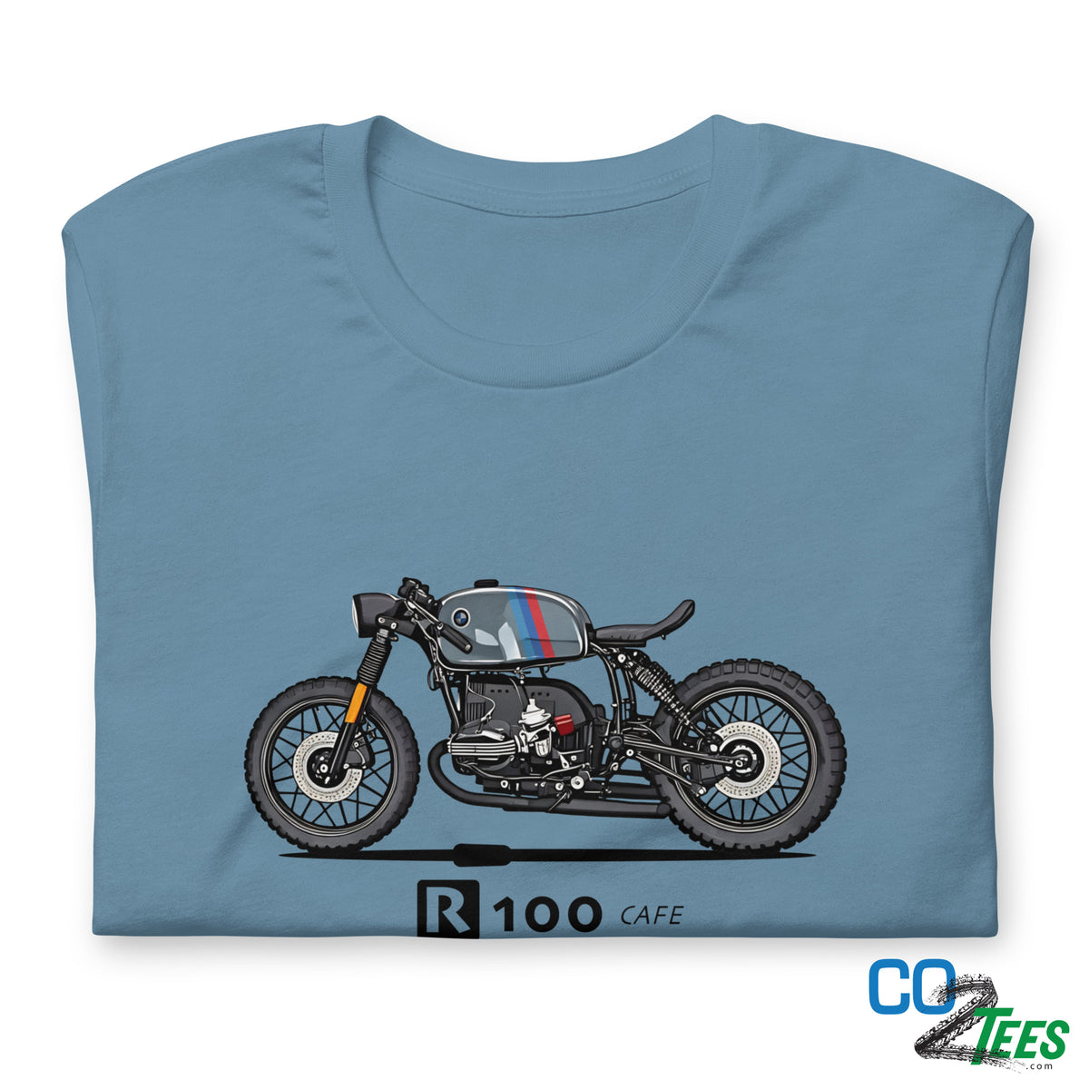 BMW Cafe Racer - White T-Shirt – 100 Miles Per Hour BMW Cafe Racer - White T-Shirt – 100 Miles Per Hour