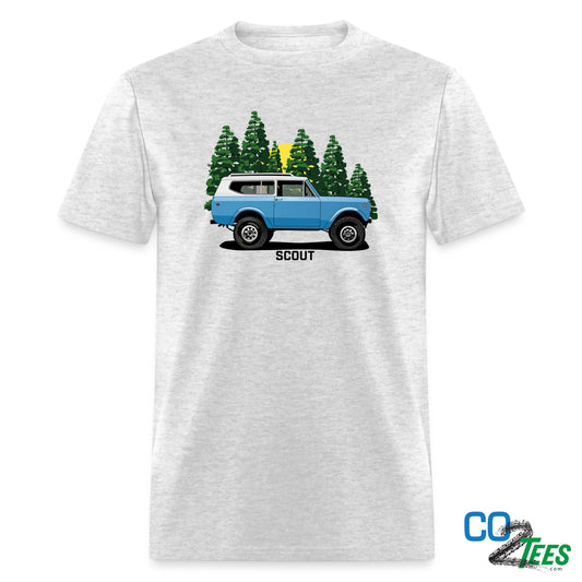 International Scout Wooded Trees Vintage Truck Mens T-Shirt