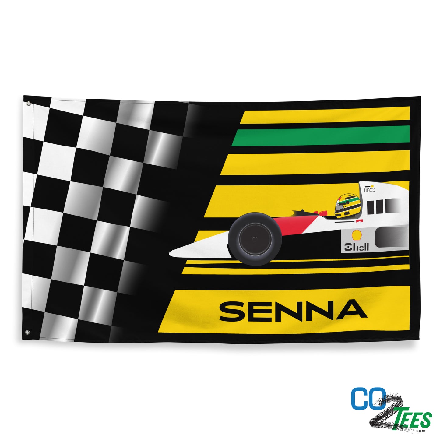 Senna 1st Race Flag