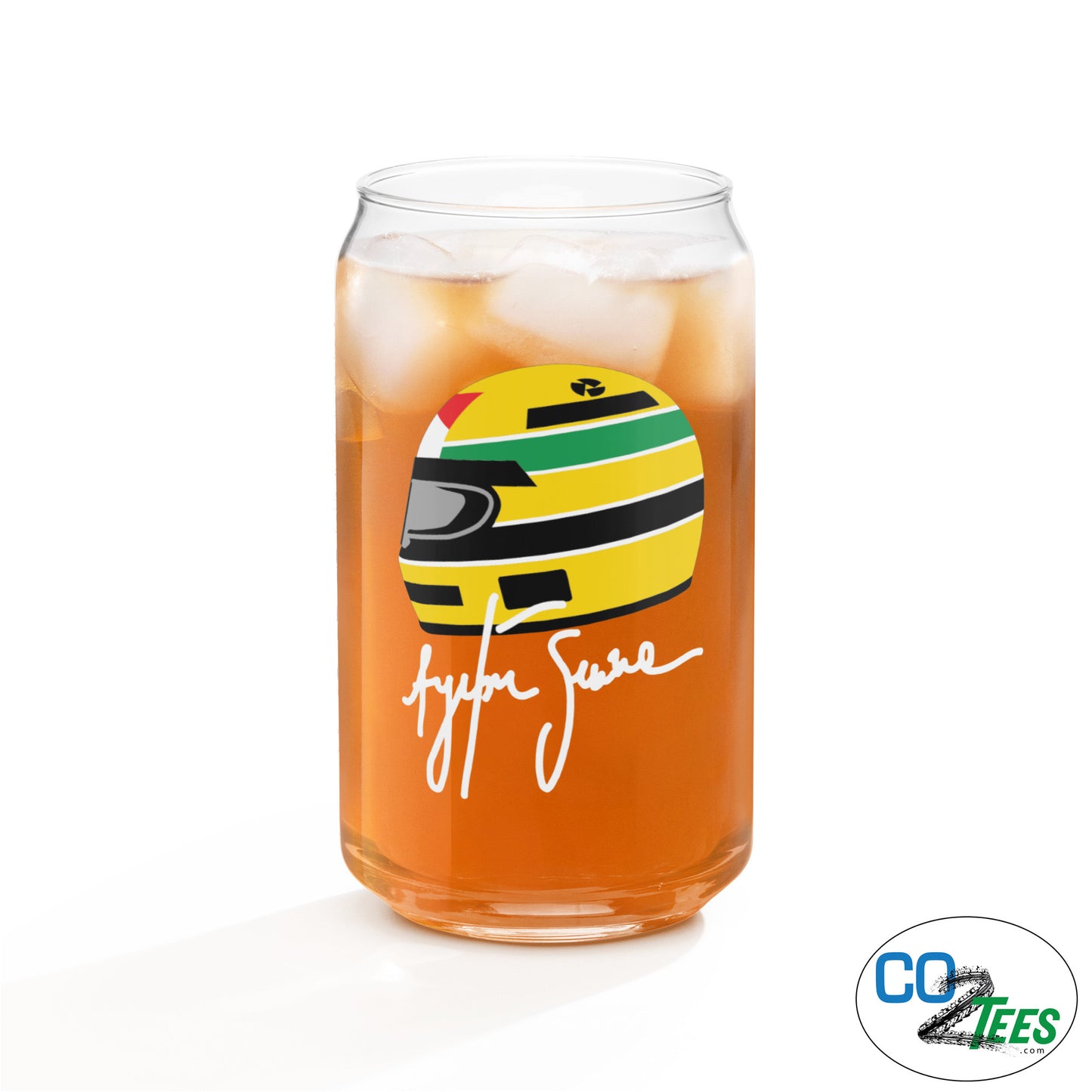 Senna Racing Can-shaped Glass