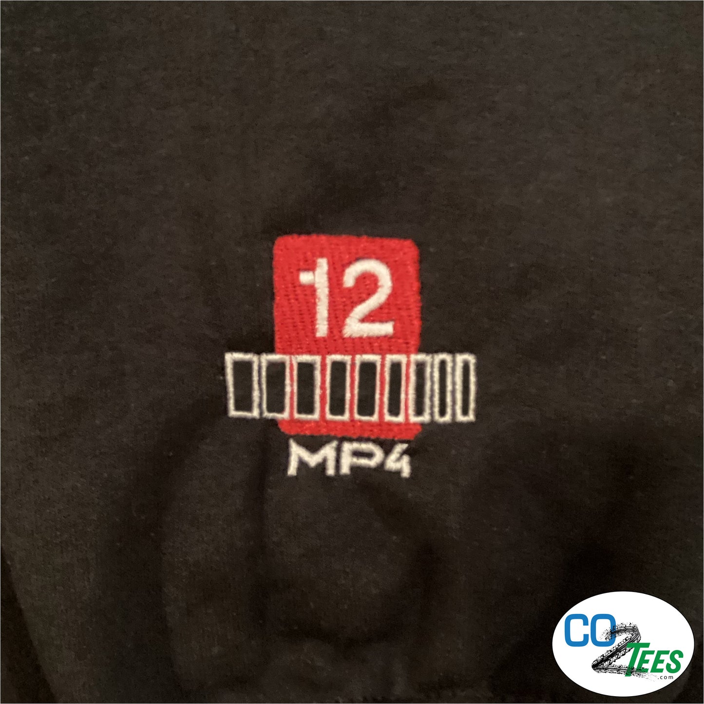 Ayrton Senna F1 Formula Embrodered MP4 Race Pullover Black Hoodie