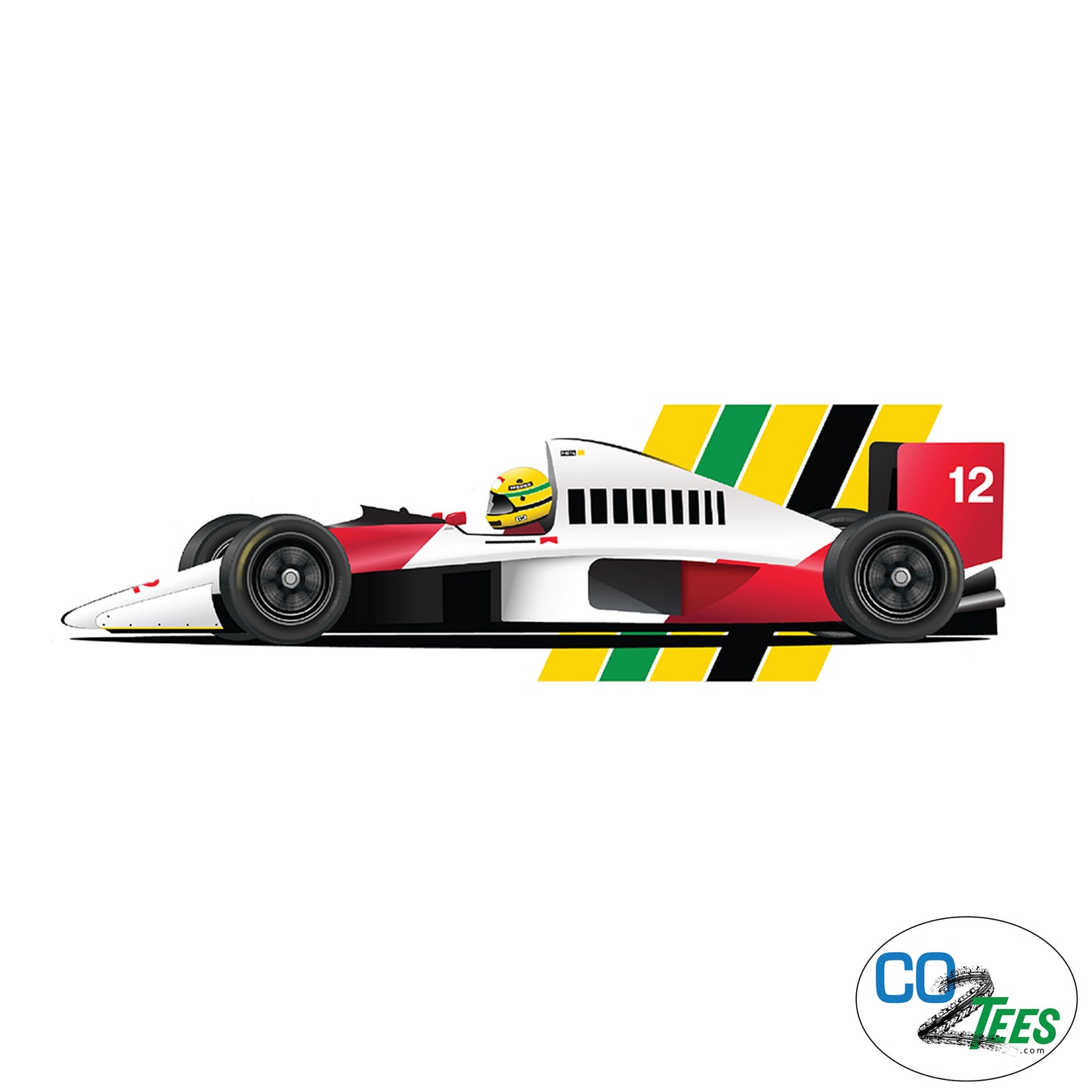 F1 Honda McLaren MP4 Senna Decal / Sticker