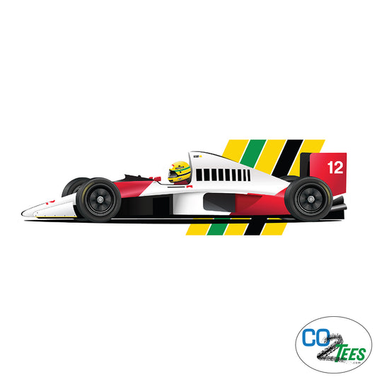 F1 Honda McLaren MP4 Senna Decal / Sticker