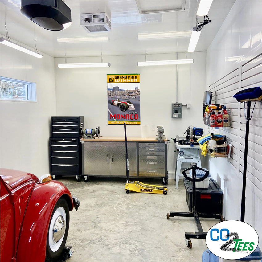 Ayrton Senna "King of Monaco" 6 Time Winner, 34x56 Shop Flag