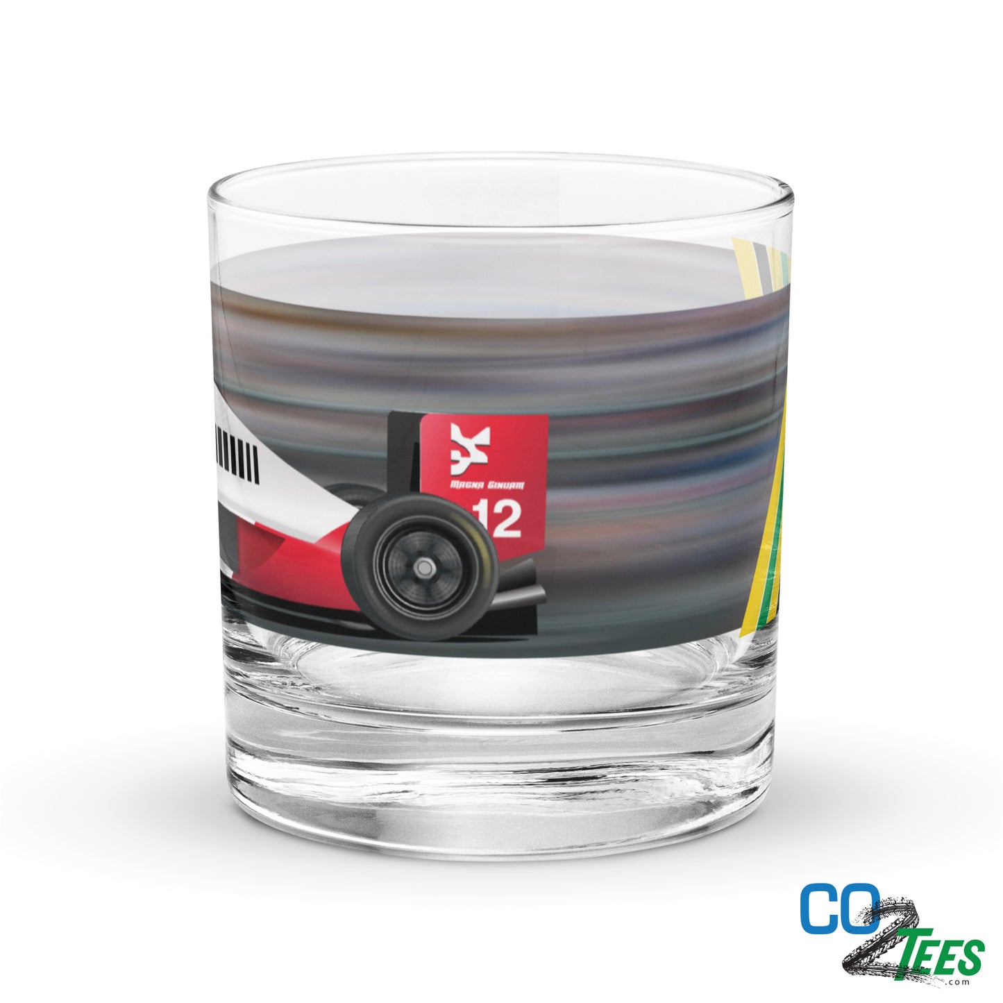 Ayrton Senna Rocks Glass