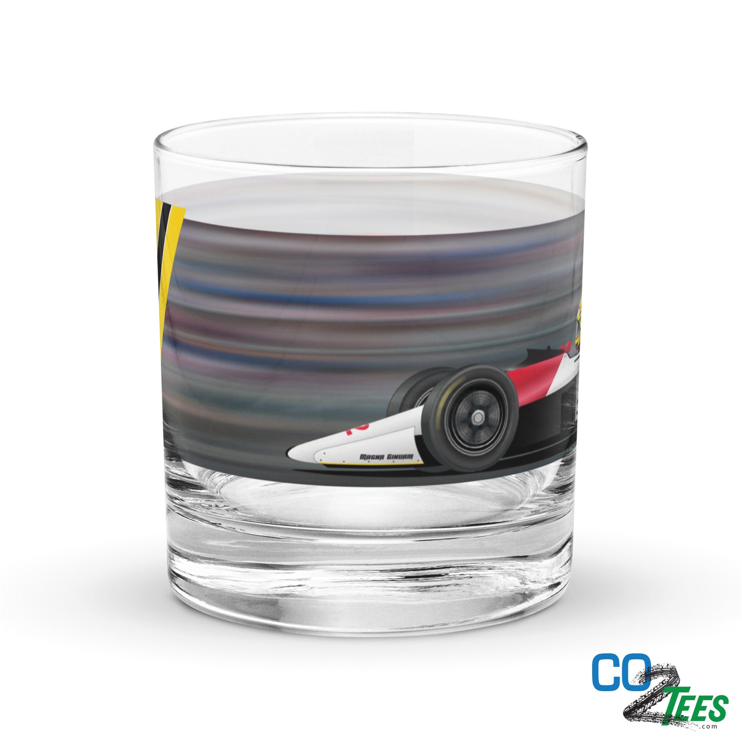 Ayrton Senna Rocks Glass