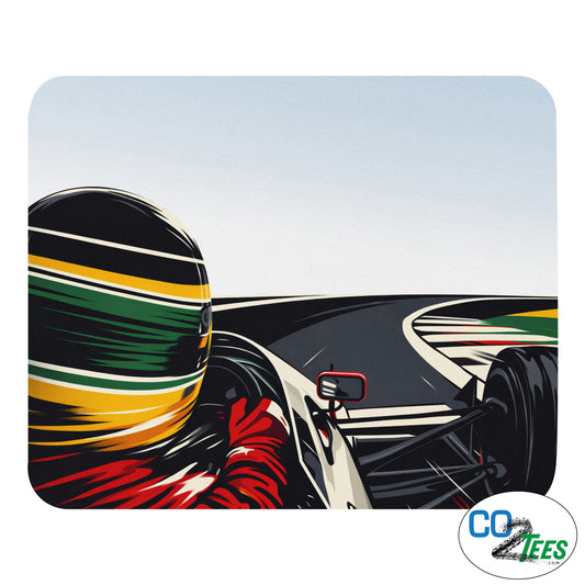 Ayrton Senna Suzuka Race Mouse Pad