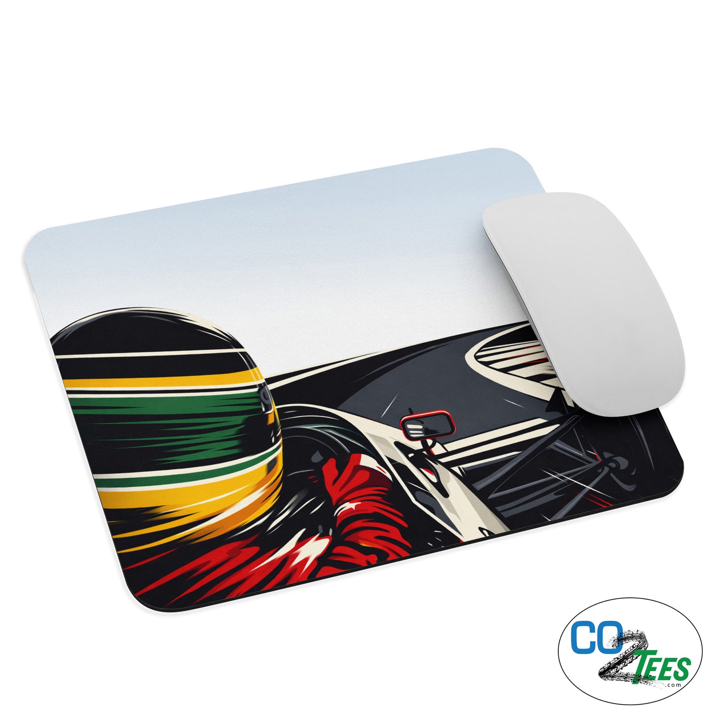 Ayrton Senna Suzuka Race Mouse Pad