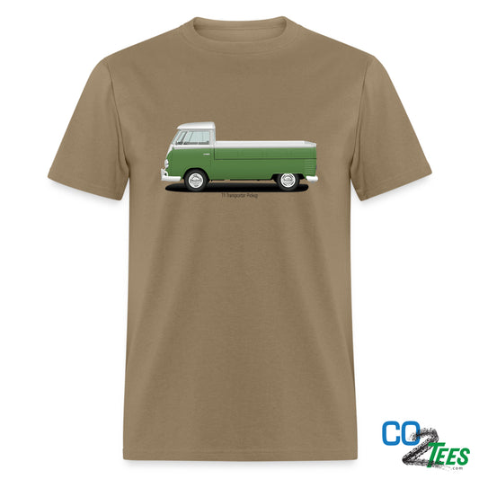 VW T1 Transporter Green Pickup T-shirt