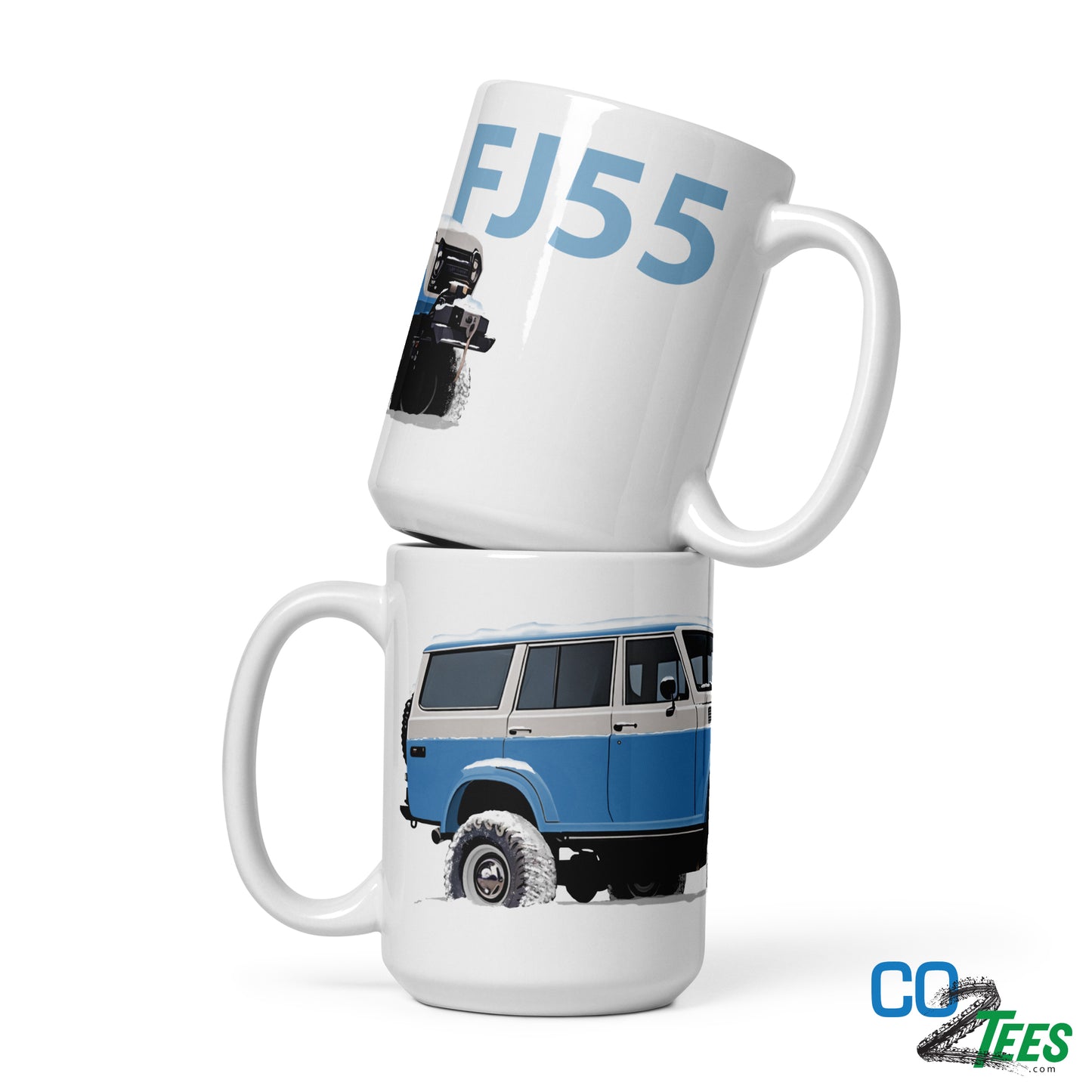 Toyota FJ55 Snow Coffee Mug