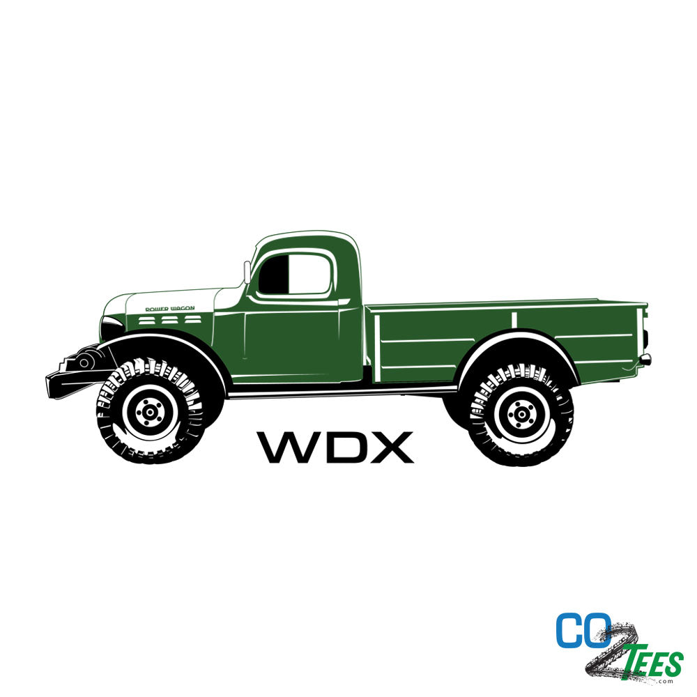 Green Dodge WDX Power Wagon Classic Color T-Shirt