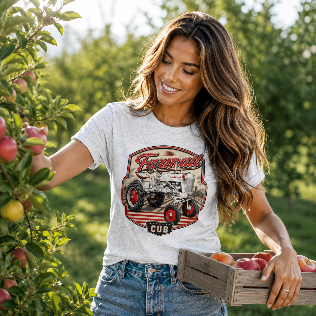 Farmall Cub White Dealer Edition T-shirt
