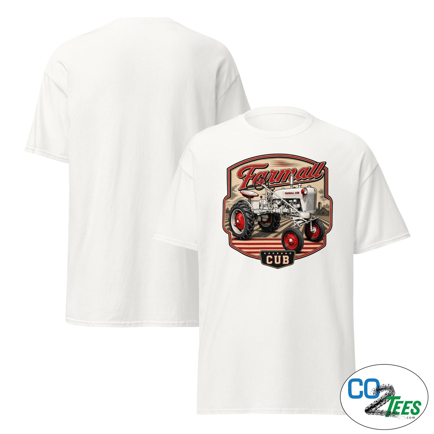 Farmall Cub White Dealer Edition T-shirt