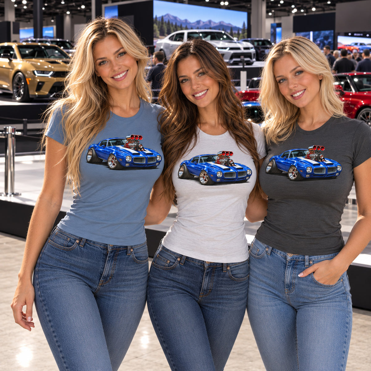 Pontiac Firebird Blown American Muscle Car Roth Inspired T-shirt