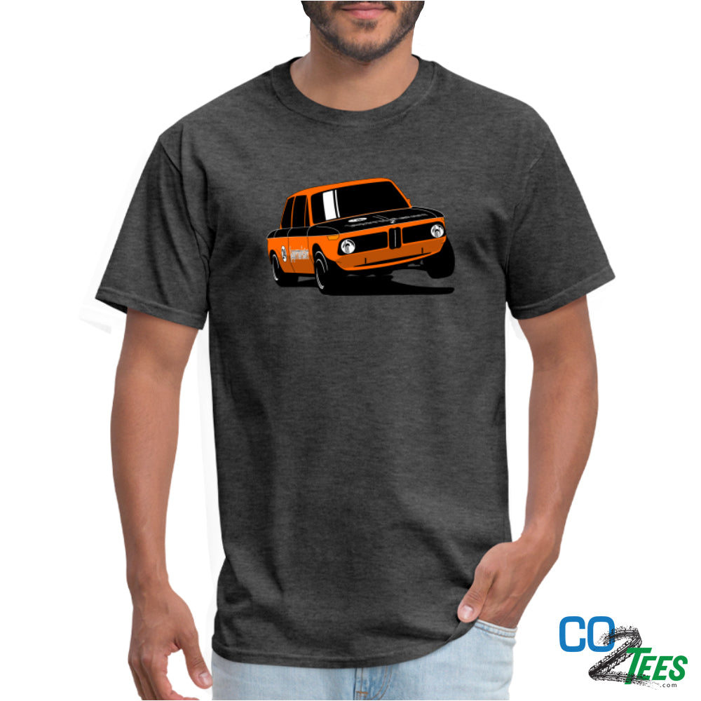 BMW 2002 Racing Jagermiester Heather Black T-Shirt CO2 Tees