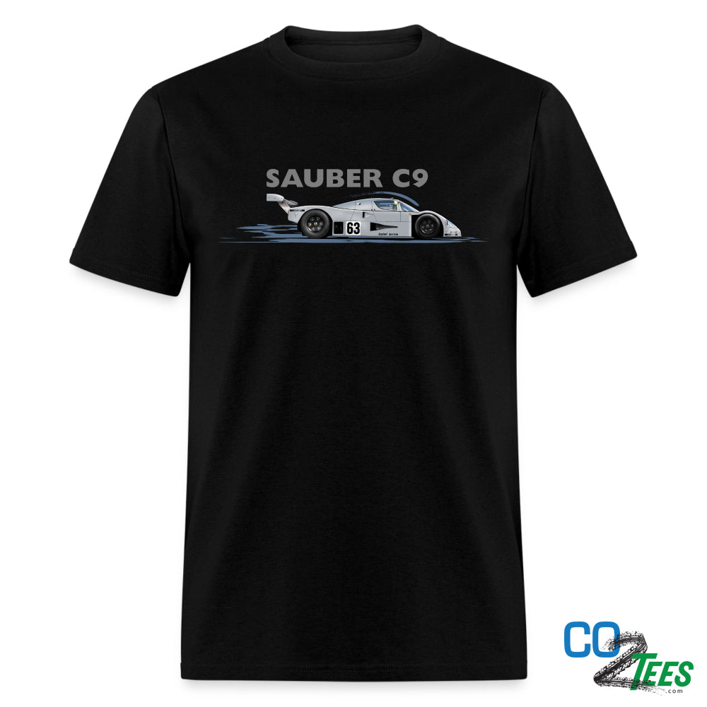 Sauber C9 Unisex Classic T-Shirt in White, Black & Grey